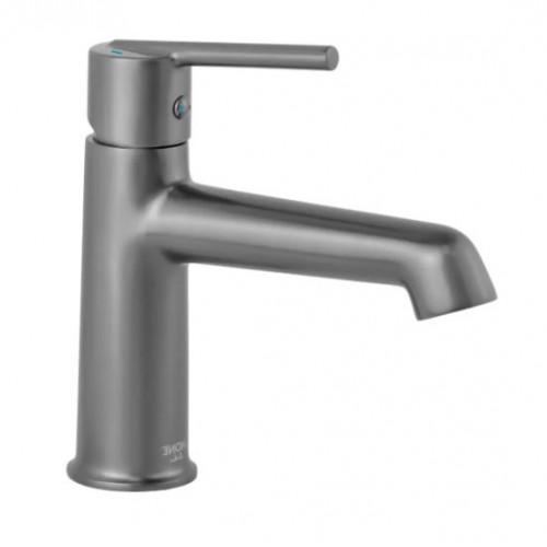 Смеситель для умывальника MONE Deluxe DARLENE 1391391GR Gun Grey кран на умывальник