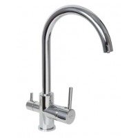 Смеситель для кухни MONE Deluxe XY6610 Chrome кран кухонный с подключением фильтра