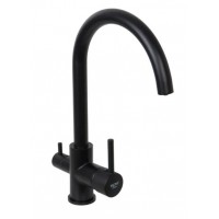 Смеситель для кухни MONE Deluxe XY6610-1 Black кран кухонный с подключением фильтра