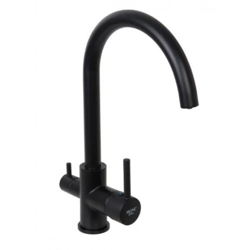 Смеситель для кухни MONE Deluxe XY6610-1 Black кран кухонный с подключением фильтра