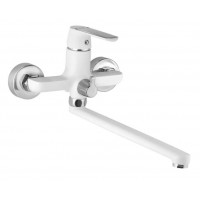 Смеситель для ванны MONE Delux CLOE 5356355CW Chrome+White