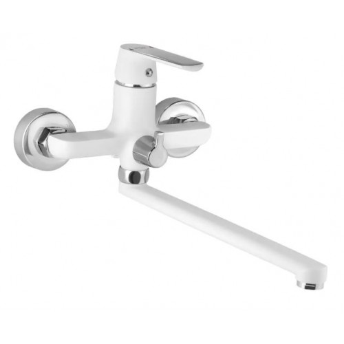 Смеситель для ванны MONE Delux CLOE 5356355CW Chrome+White