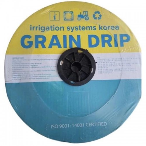 Крапельна стрічка Grain Drip Емітер 6 mil 200мм 1000 м 1.38л/год Крапельна стрічка Grain Drip Емітер 6 mil 200мм 1000 м 1.38л/год