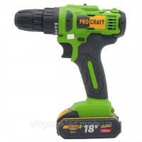 Шуруповерт Procraft PA18C COMPACT Шуруповерт Procraft PA18C COMPACT