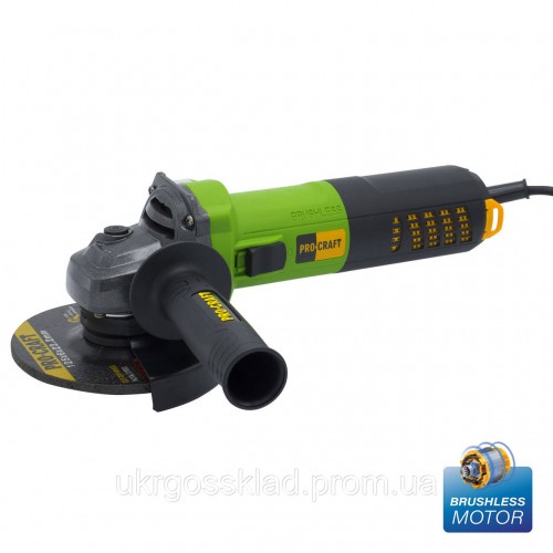 Углошлифовальная машина бесщеточная Procraft PW1550 125 мм болгарка Углошлифовальная машина бесщеточная Procraft PW1550 125 мм болгарка