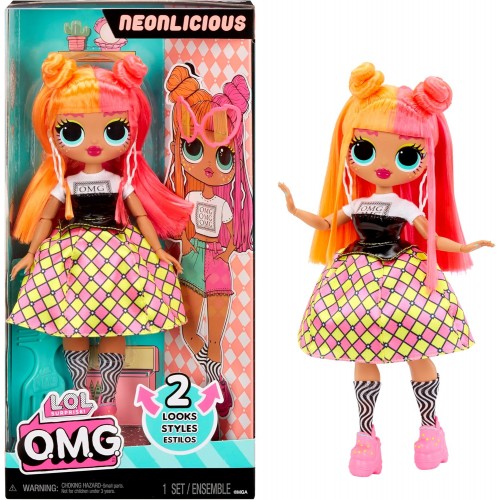 Кукла лол игровой набор LOL Surprise OMG Neonlicious 28см оригинал США Кукла лол игровой набор LOL Surprise OMG Neonlicious 28см оригинал США