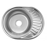 Мойка кухонная врезная MONRO 5745 (08/180) Decor овальная