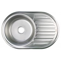Мийка кухонна врізна MONRO 7750 (08/180) Decor овальна