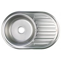 Мойка кухонная врезная MONRO 7750 (06/180) Decor овальная