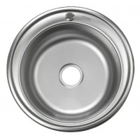 Мойка кухонная врезная MONRO 510 (06/180) Satin круглая