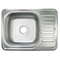 Мийка кухонна врізна MONRO 6550 (08/180) Satin прямокутна