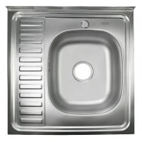 Мийка кухонна накладна MONRO 6060 (06/160) Decor права чаша квадратна