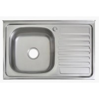 Мийка кухонна накладна MONRO 8050 (06/160) Decor ліва чаша прямокутна