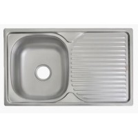 Мийка кухонна врізна MONRO 7848 (08/180) Satin права чаша прямокутна