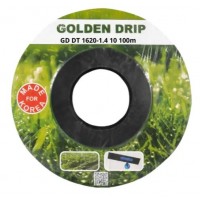 Крапельна стрічка GOLDEN DRIP з плоским емітером 10см 100м