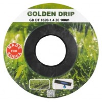 Капельная лента GOLDEN DRIP с плоским эмиттером 30см 100м