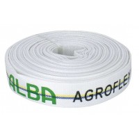 Шланг-рукав ALBA Agroflex ПВХ/ПЕТ 25мм 6 бар белый бухта 20м